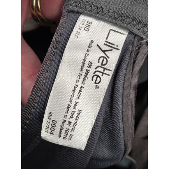 Lilyette Bali 0904 MINIMIZER BRAS Underwire Smoothing 38D Lot of 4 Black Navy - Picture 4 of 6